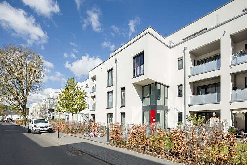 Blick über die Bachstr.