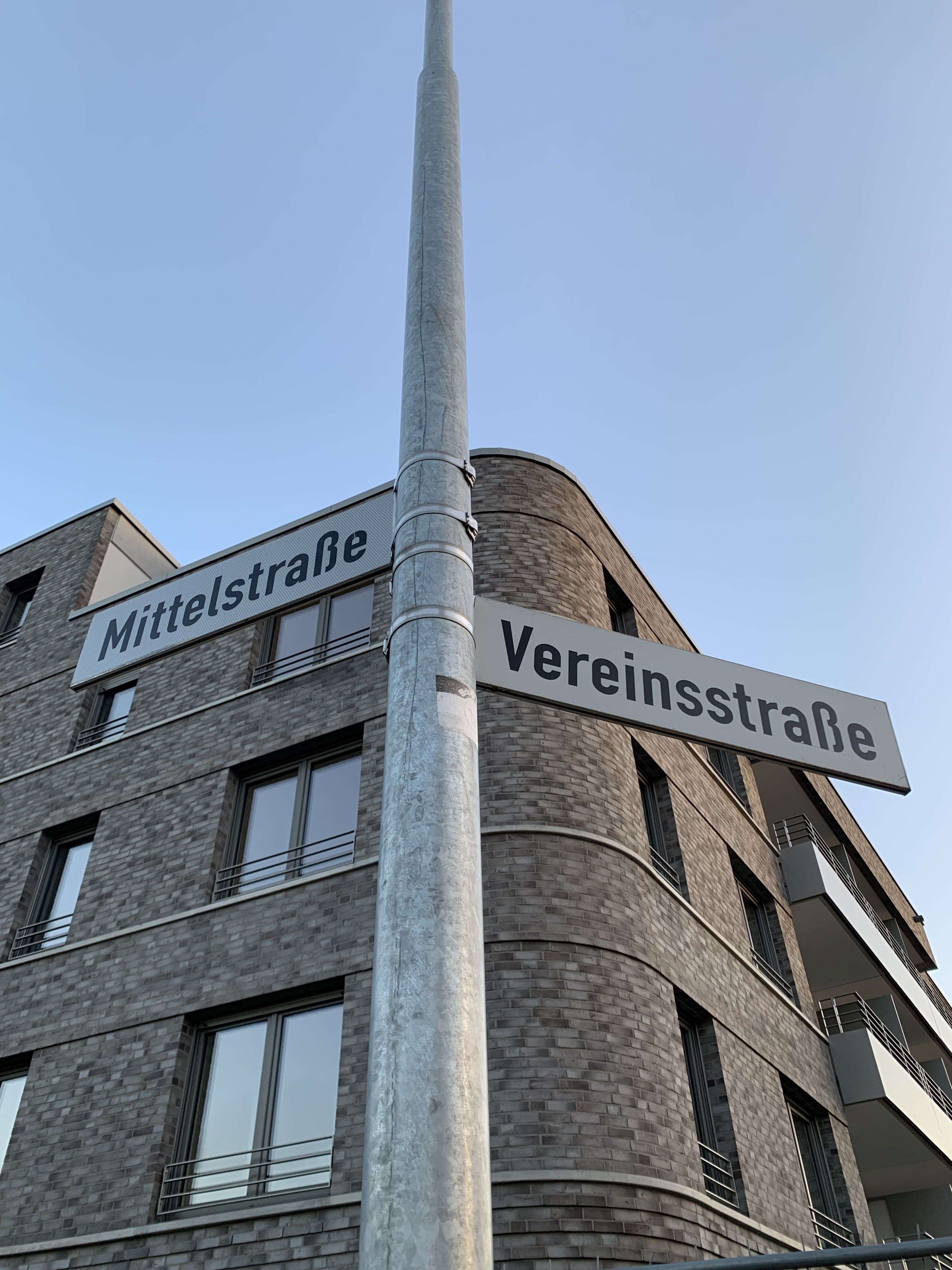 Mittelstraße Vereinsstraße