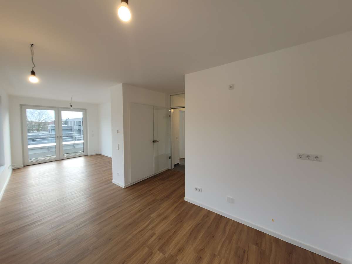 Wohnzimmer mit Dachterrasse