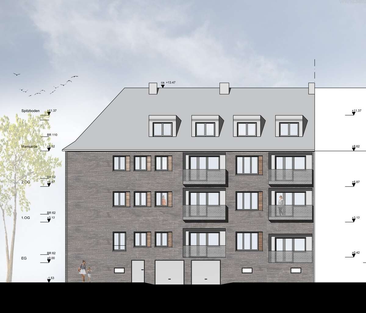 Ansicht Entwurf Alexanderstr.